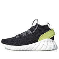 (WMNS) adidas Tubular Doom Sock Pk 'Black Green' CQ2484
