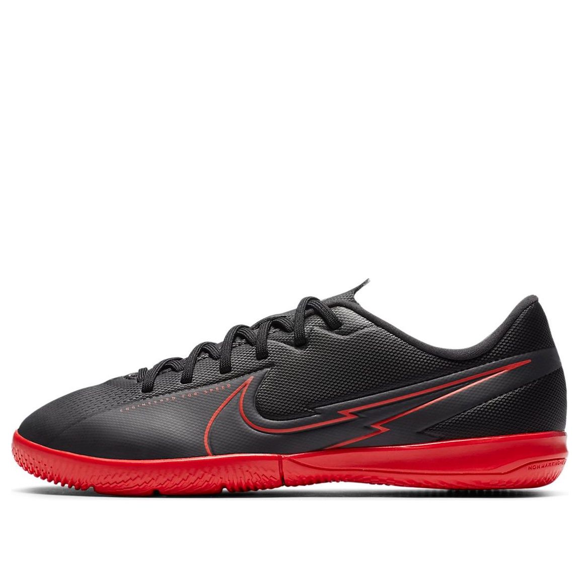 (GS) Nike Mercurial Vapor 13 Academy IC 'Black Chile Red' AT8137-060