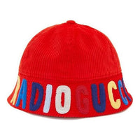 (PS) Gucci Ribbed Velvet Hat With Radio 'Red' 631457-4HM55-6500