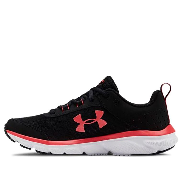 (WMNS) Under Armour Charged Assert 8 Sports Shoes Black/Pink 3021972-003