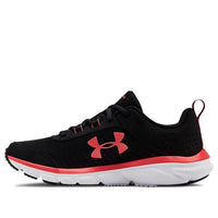 (WMNS) Under Armour Charged Assert 8 Sports Shoes Black/Pink 3021972-003