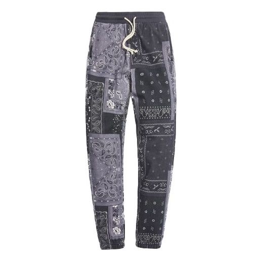 KITH Deconstructed Bandana Williams I Sweatpant 'Grey Black' KH6521-001