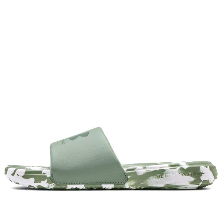 (WMNS) Under Armour Ansa Regrind Slide 'Silica Green Camo' 3024797-300