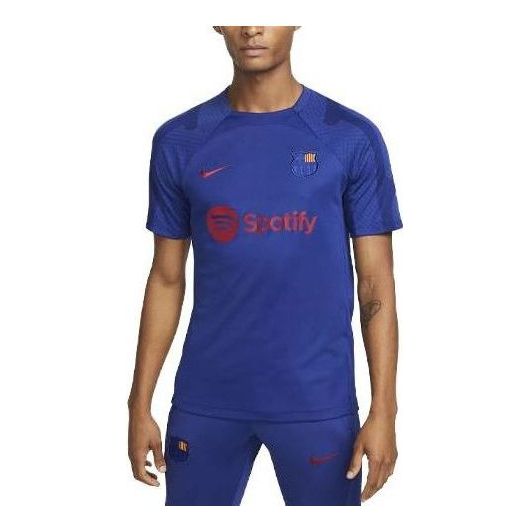 Nike FC Barcelona Strike Logo Tee 'Blue' DR5059-456