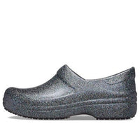 (WMNS) Crocs Neria Pro Li Literide Work Clogs 'Silver Grey' 209219