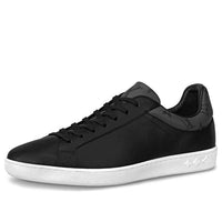 LOUIS VUITTON Luxembourg Sneakers 'Black with Monogram Collar' 1A80YV
