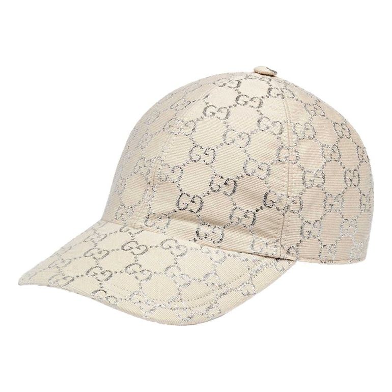 (WMNS) Gucci GG Lam Baseball Hat 'White' 631953-3HK75-9060