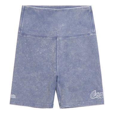 (WMNS) KITH x Coca Cola Biker Short 'Washed Blue' KHW6208-109