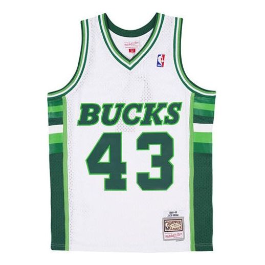 Mitchell & Ness NBA Swingman Jersey ' Milwaukee Bucks - Jack Sikma 1988-89' SMJYCP19228-MBUWHIT88JSI