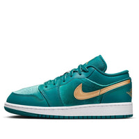 (GS) Air Jordan 1 Low SE Velvet 'Geode Teal Velvet' FB9896-300