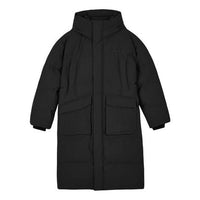 Skechers Woven Long Down Jacket 'Black' L423M156-0018