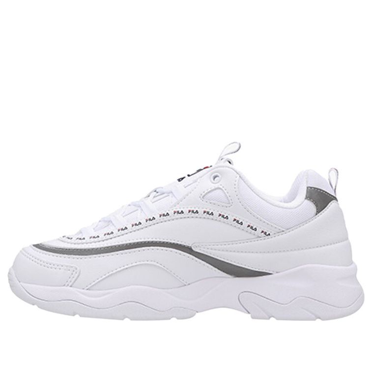 FILA Ray Tapey Tape Low Top Clunky Shoes White FS1SIB1171X_WWT