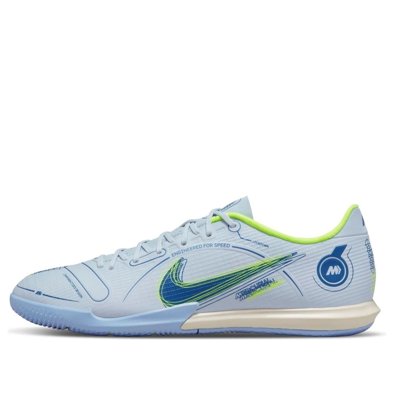 Nike Mercurial Vapor 14 Academy IC 'Grey Light Marine' DJ2876-054
