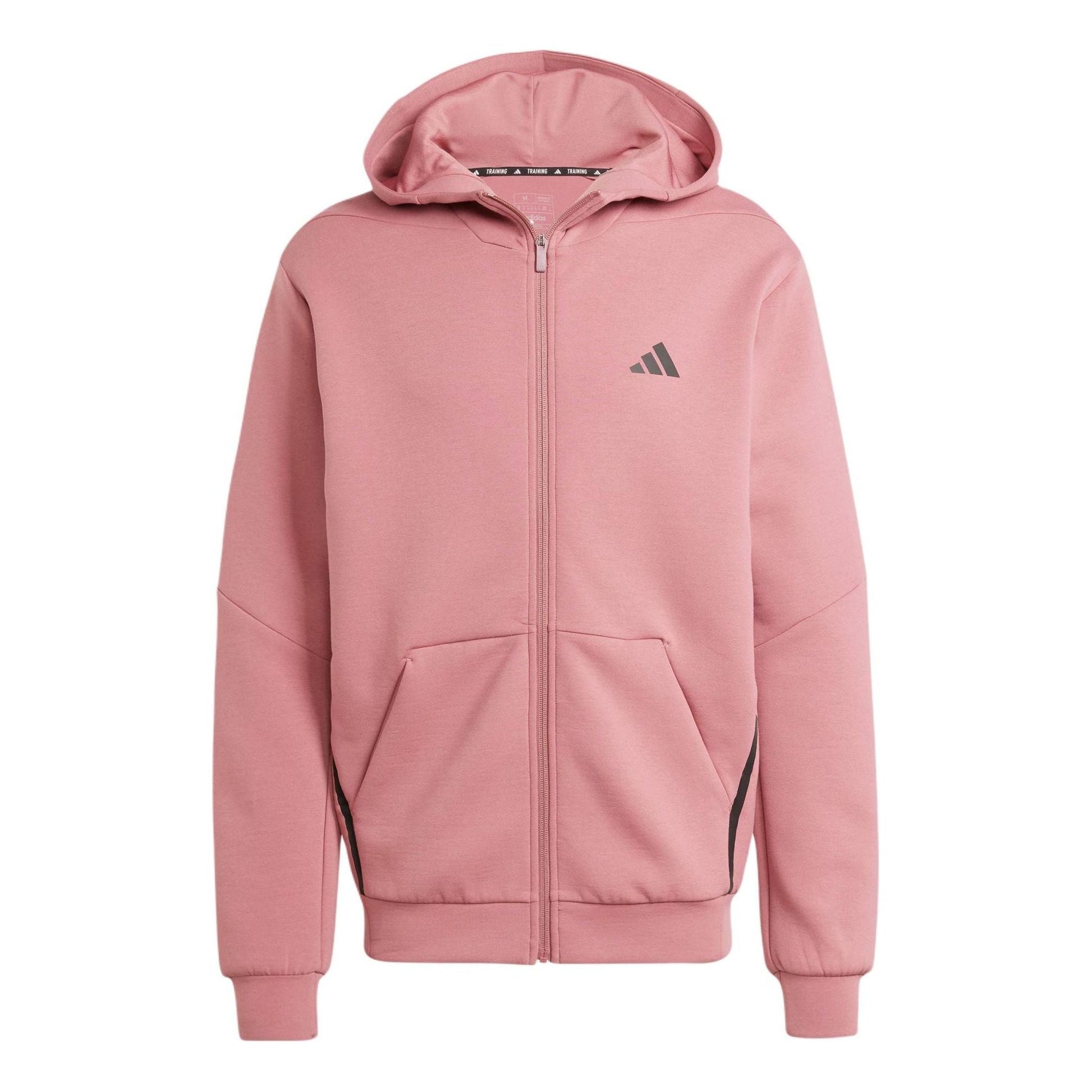 adidas Designed for Training Full-Zip Track Jacket Asia Sizing 'Preloved Crimson' IY1132