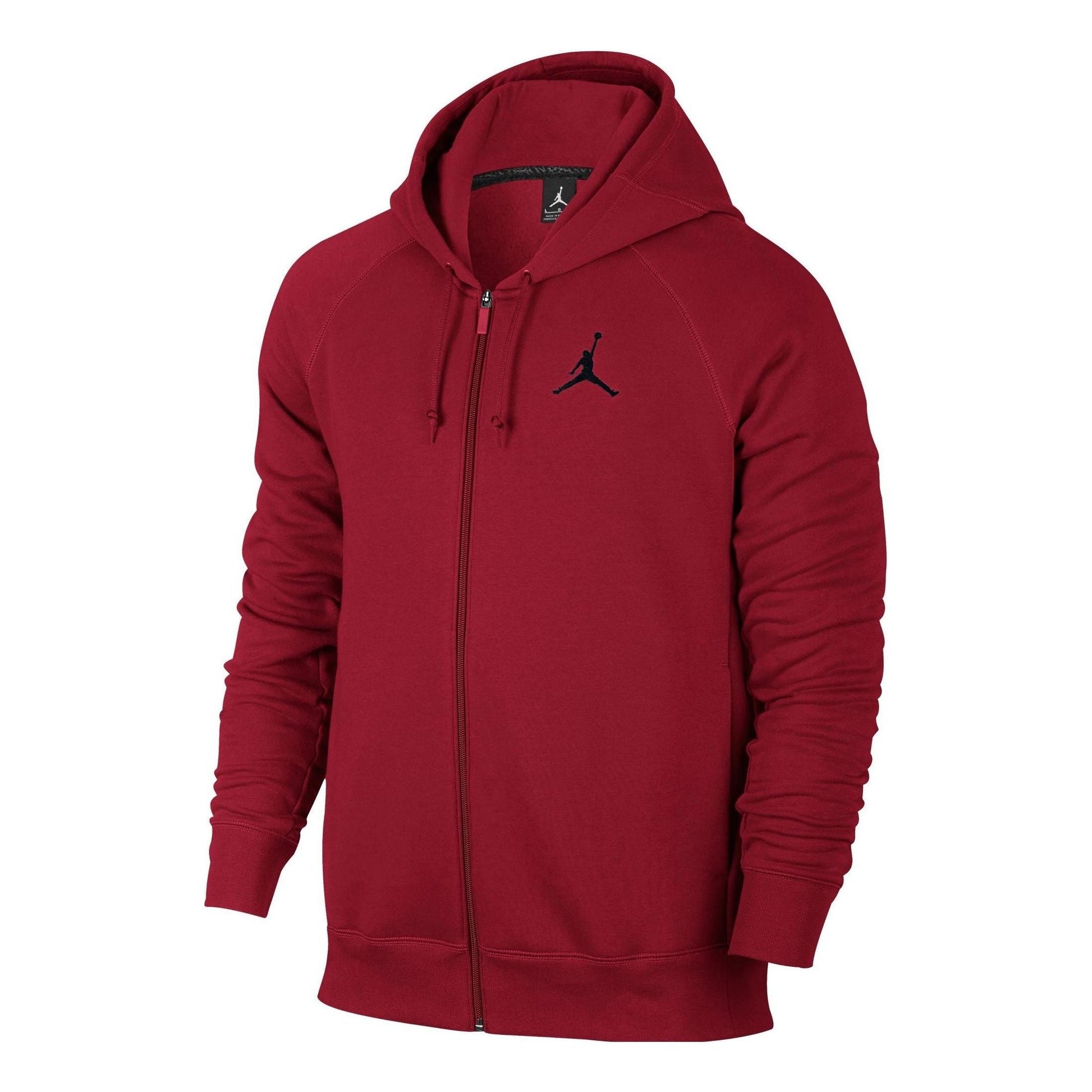 Air Jordan Flying Solid Color Hooded Jacket Men's Deep Red 823063-687