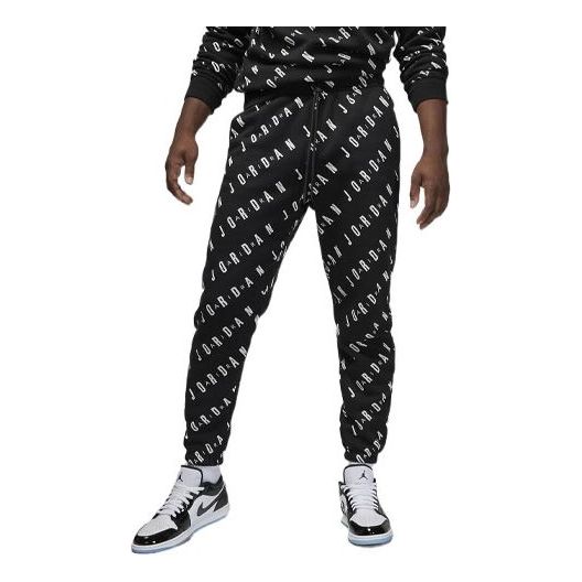 Air Jordan Essentials Graphic Fleece Trousers 'Black' DV7646-010