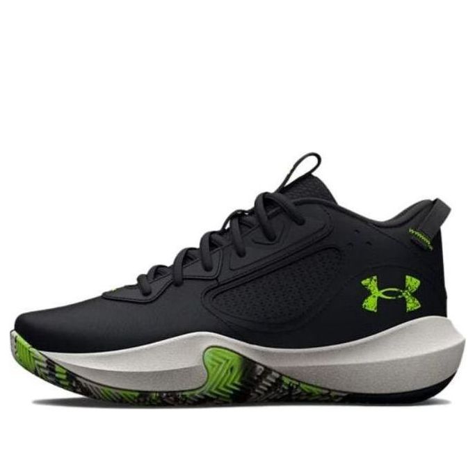 (GS) Under Armour Lockdown 6 'Black Lime' 3025617-004