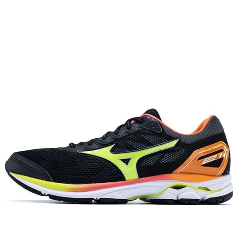 Mizuno Wave Rider 21 'Black Neon Green' J1GC180844