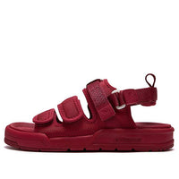 New Balance Stripes Casual Style Unisex Logo Sandals Red SD3205EDD