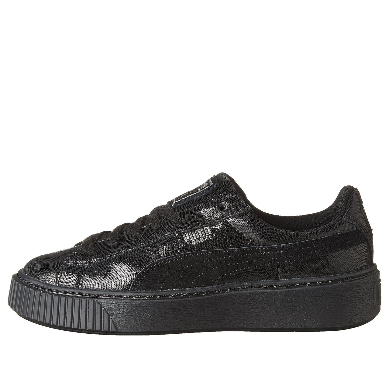 (WMNS) PUMA Basket Platform NS 'Black' 364587-01