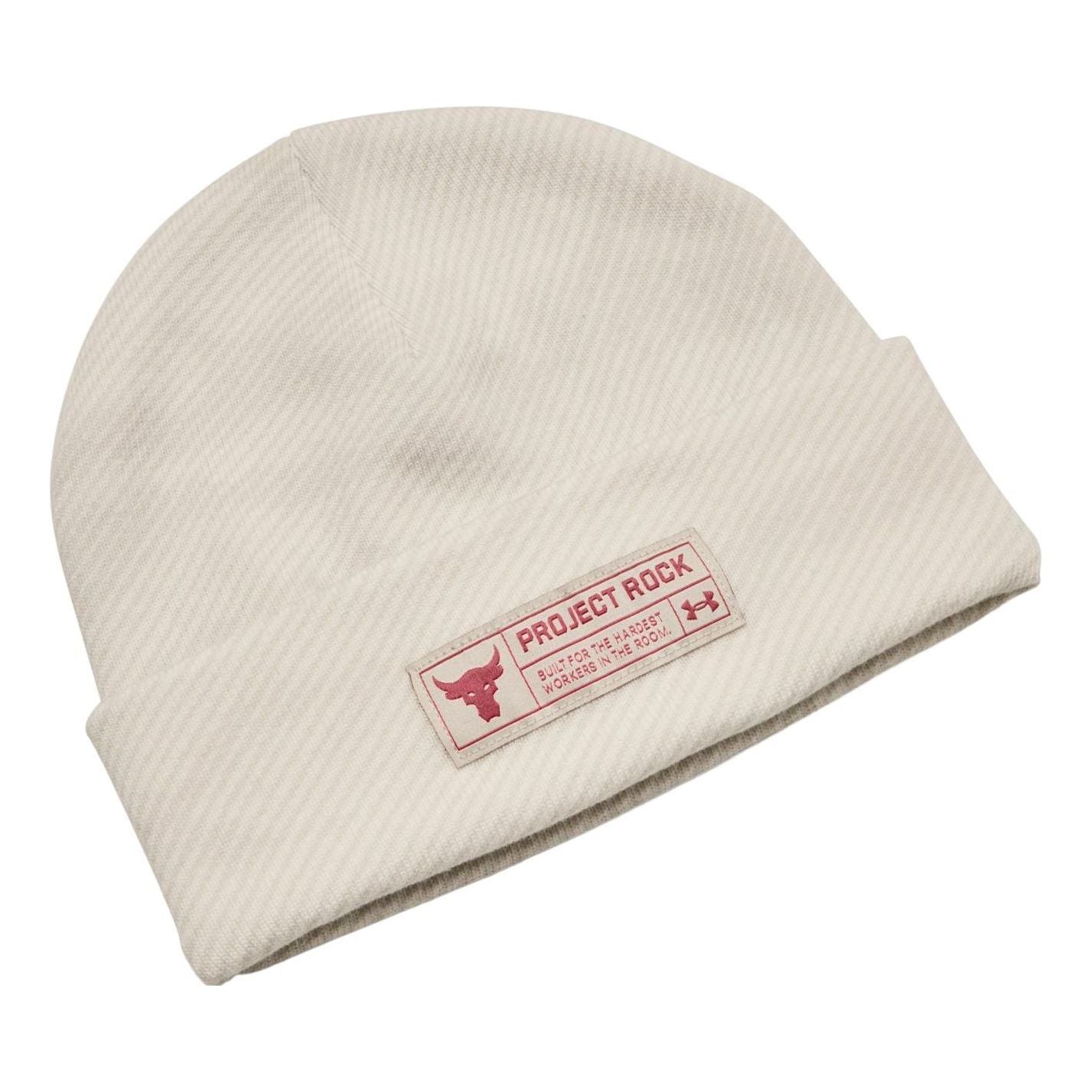 Under Armour Project Rock Beanies 'Beige' 1373109-110