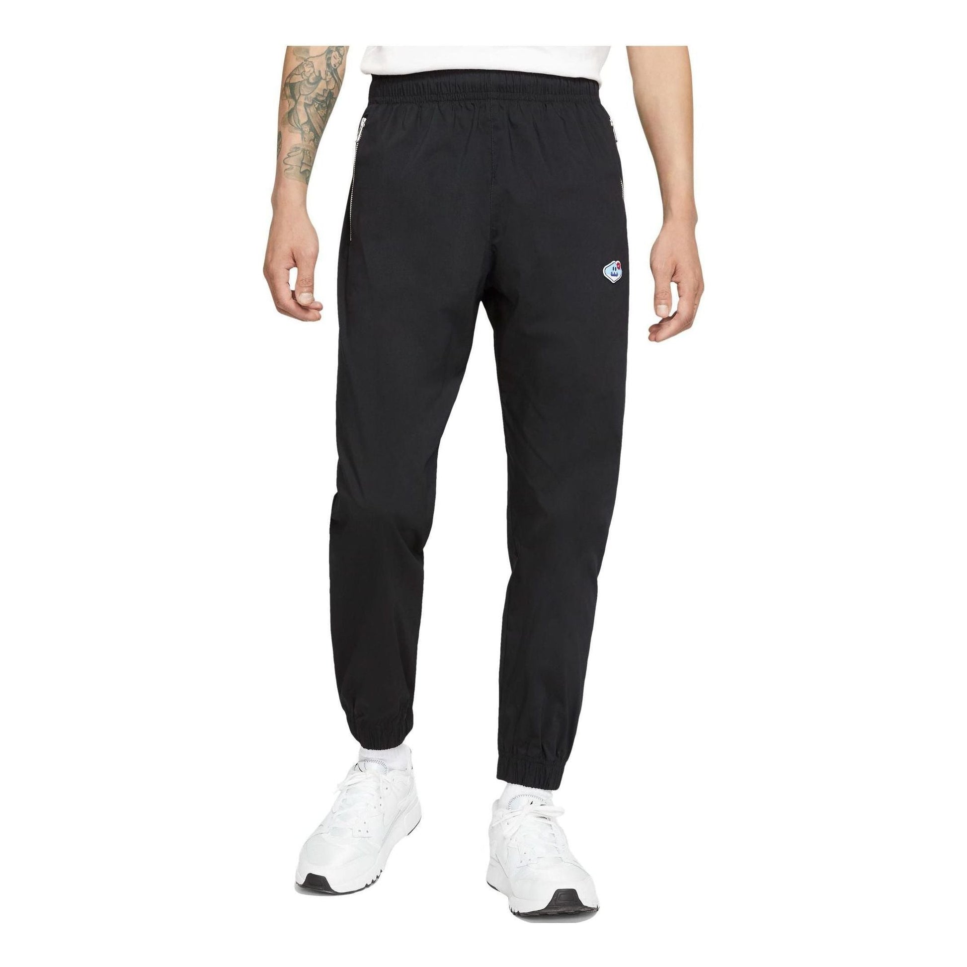 Nike Sportswear Airmoji Woven Teeth Pants 'Black' DA8748-101