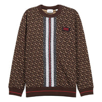(WMNS) Burberry FW20 Logo Stripes Hoodie Brown 80184531