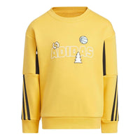 (GS) adidas City Escape Graphic Crew Sweater Asia Sizing 'Yellow' IY5033