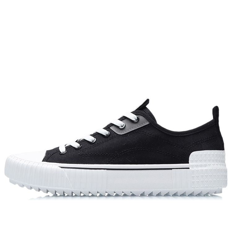 Li-Ning x Disney Skate Shoes 'Black White' AGCR177-2