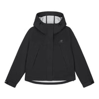 (WMNS) New Balance Short Hooded Jacket Asia Sizing 'Black' 5AD37252-BK