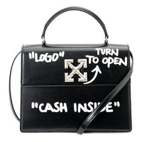 (WMNS) Off-White Cash Inside Logo Shoulder Bag Black OWNA093E19F591101001