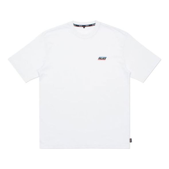 PALACE Solid Color Casual Sports Short Sleeve Unisex White PAL-FW20-527