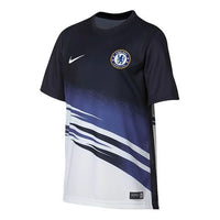 Nike Chelsea FC Quick Dry Round Neck Short Sleeve Training 'Navy' AO7533-101