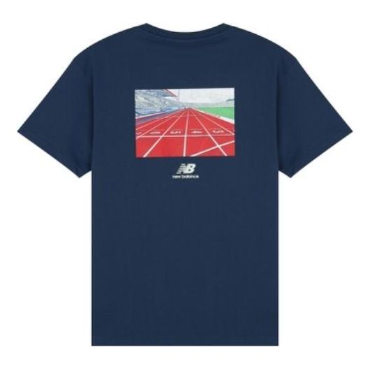 New Balance x ANB Sport T-Shirt Asia Sizing 'Blue' AMT22375-BGV