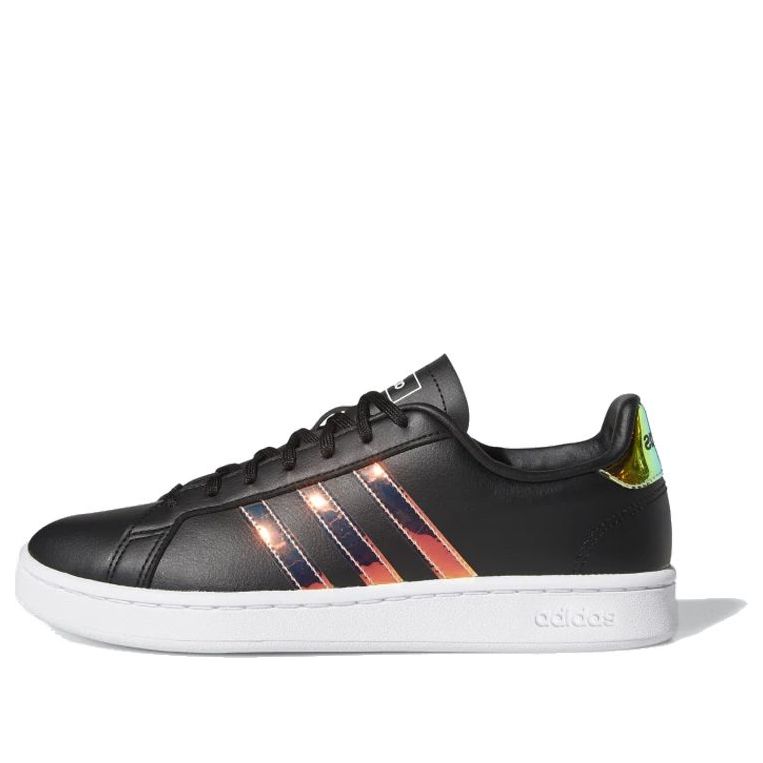 (WMNS) adidas neo Grand Court 'Black Dash Green' FW0137