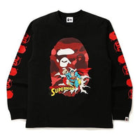 A BATHING APE Long Sleeve Tee DC 'Black' 1H23-111-902