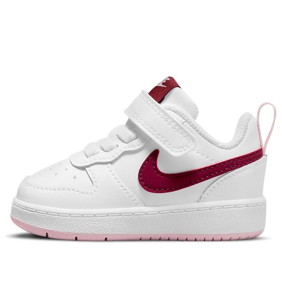 (TD) Nike Court Borough Low 2 Low-Top Sneakers White/Red BQ5453-120