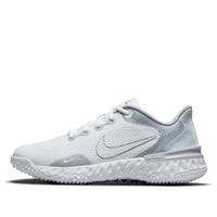 (WMNS) Nike Alpha Huarache Elite 3 Turf 'White Metallic Silver' CZ0103-102