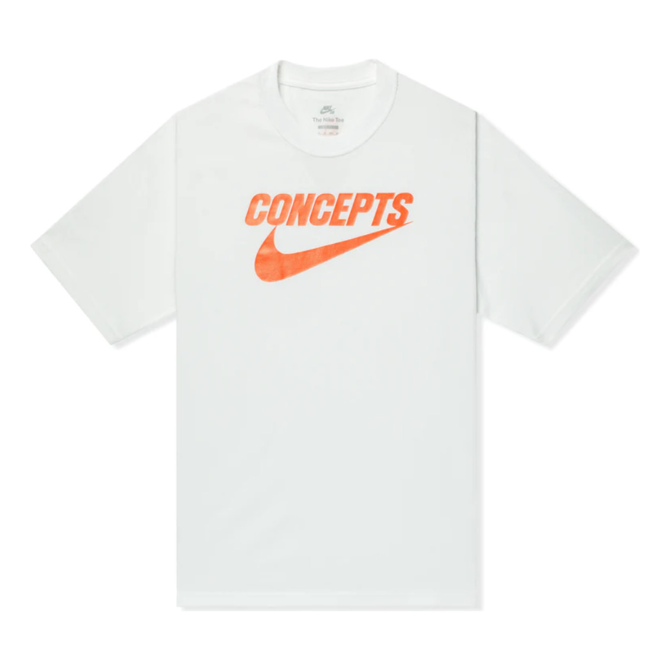 Nike SB x Concepts T-Shirt 'White Orange' DR0642-100