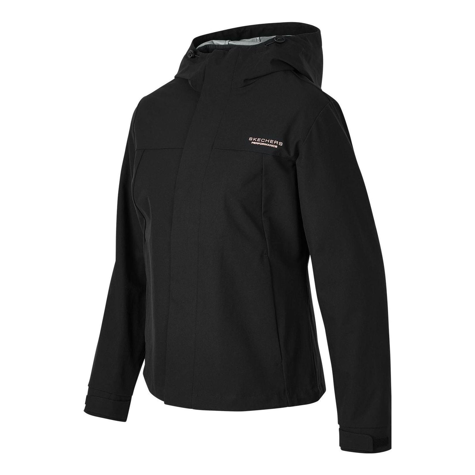 (WMNS) Skechers Solid Color Zipper 3-In-1 Jacket 'Black' P423W186-0018