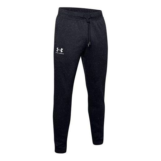 Under Armour Speckled Fleece Sweatpants 'Black' 1355631-001