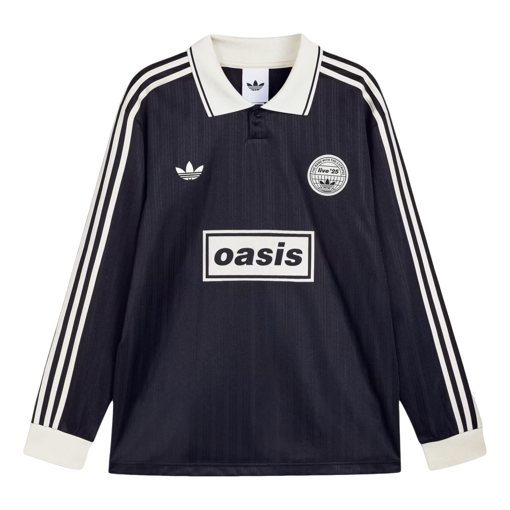 adidas Tour Jacquard Jersey 'Black Cream White' KY8722