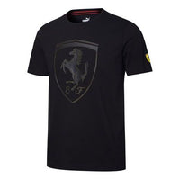 PUMA Scuderia Ferrari Big Shield T-Shirt 'Black Grey' 595554-02