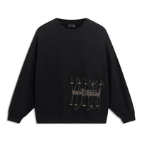 Li-Ning Counterflow Graphic Sweatshirt 'Black' AWDT571-1