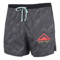 Nike Flex Stride 5 Trail Dri-FIT Pattern Running Shorts Black Red Blackred CQ7950-010