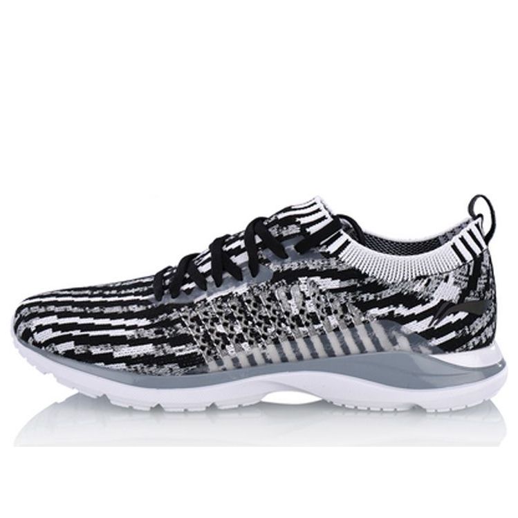 (WMNS) Li-Ning Super Light XV 'Black White Pattern' ARBN016-9