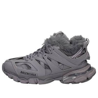 Balenciaga Track Sneakers 'Fake Fur Grey' 668556W3CQ11800