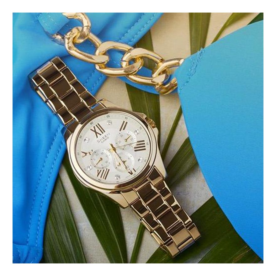 CASIO SHEEN Series Design Color Business Gold Analog SHE-3806GD-9A