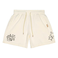 Mitchell & Ness x Fred Segal LA Stars Fleece Shorts 'Beige' SHORLD21107-MNCREA