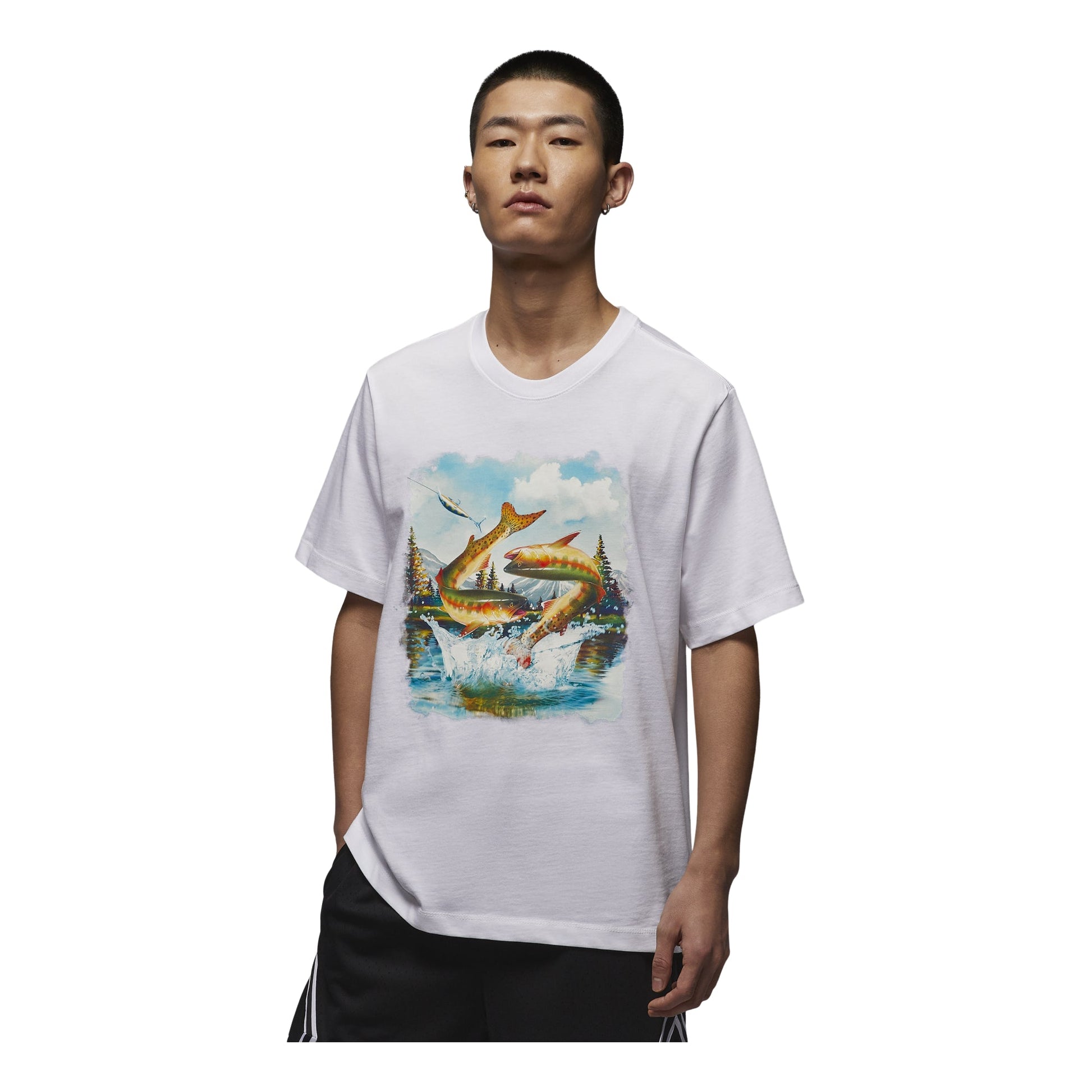 Nike AS M J SS CREW LD T-Shirt Asia Sizing 'White' HJ2408-100